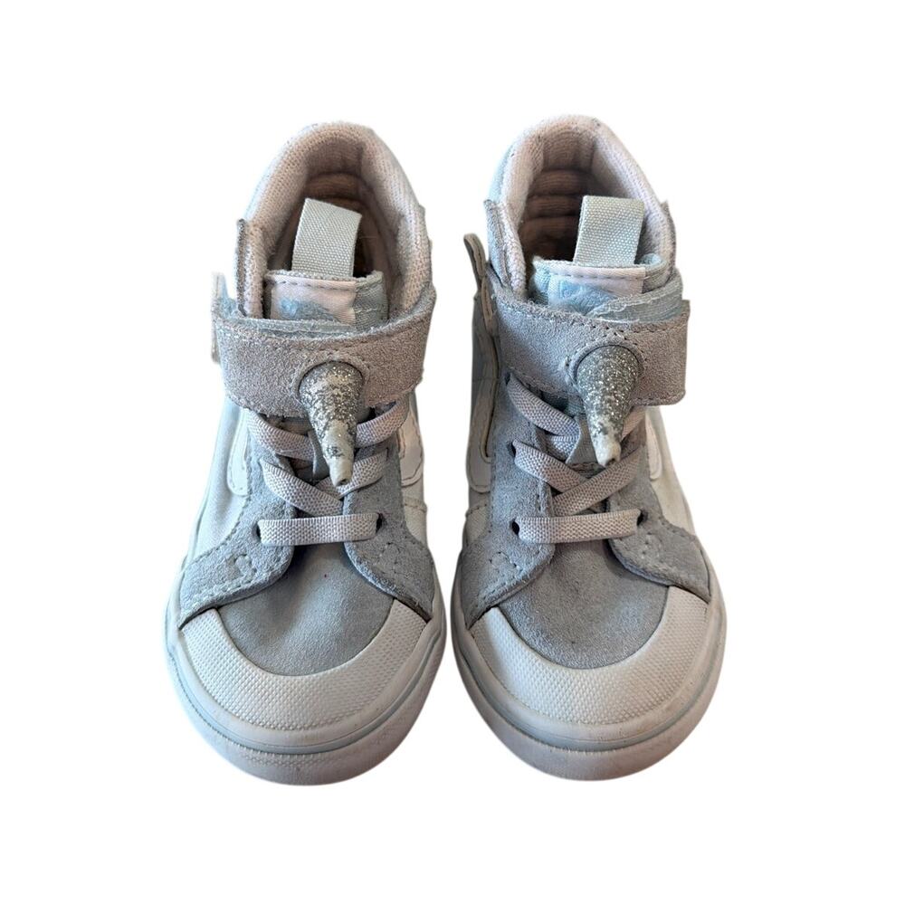Vans Unicorn High-Top Sneakers, Light Blue/White, Toddler Size 6.5C